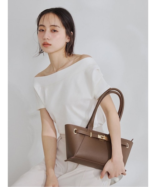 かごバッグ 【Flea Store Vegetal】Elody バンカンレザーベルトトート