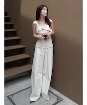 【00サイズあり】バレルフォルムデニムパンツ