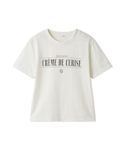 グラフィックプリントコンパクトTシャツ/ウォッシャブル・UVカット