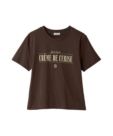 グラフィックプリントコンパクトTシャツ／ウォッシャブル・UVカット