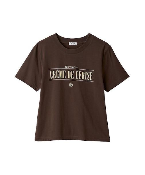 グラフィックプリントコンパクトTシャツ／ウォッシャブル・UVカット