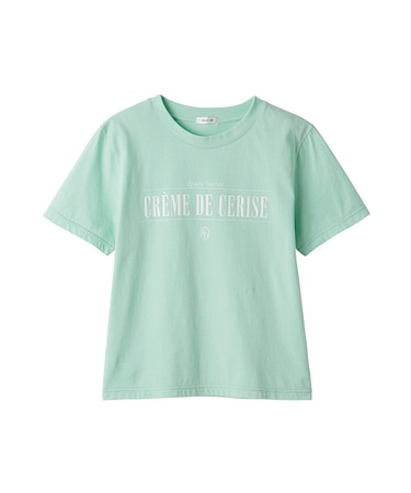 グラフィックプリントコンパクトTシャツ／ウォッシャブル・UVカット