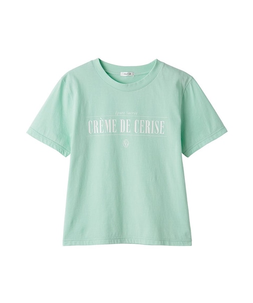 グラフィックプリントコンパクトTシャツ／ウォッシャブル・UVカット