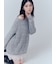 【WEB限定】レースレイヤードニットミニワンピース