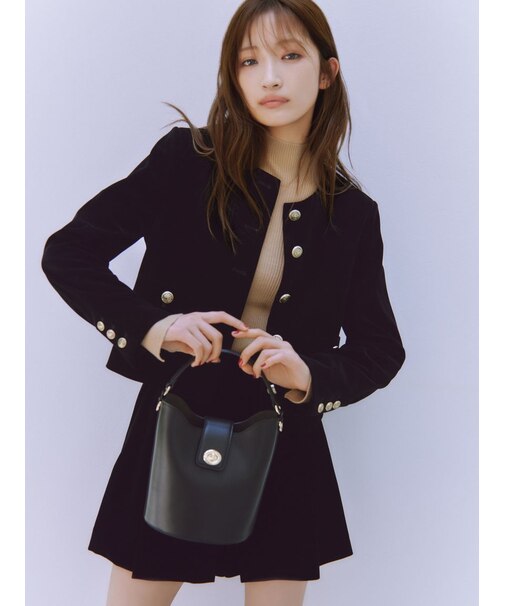 【WEB限定】ノーカラージャケット&ショートパンツセット