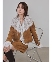 【WEB限定】ノーカラージャケット&ショートパンツセット