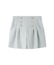 【WEB限定カラー】ツイードタックショートパンツ