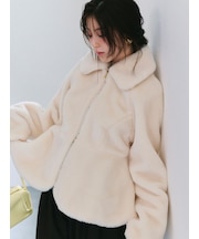 2wayペプラムファーブルゾン