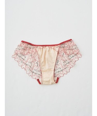 【LILY BROWN Lingerie】ハート エンブロイダリーレース ショーツ