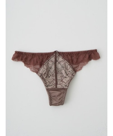 【LILY BROWN Lingerie】ハート エンブロイダリーレース ソング