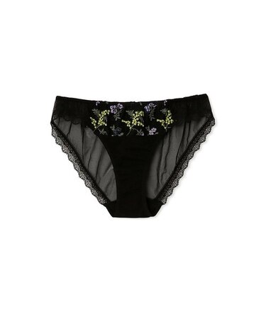【LILY BROWN Lingerie】ミモザ エンブロイダリーレース ショーツ