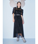 【LILY BROWN×MARY QUANT】ベルト付きドットチュールドレス