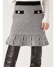 【WEB・一部店舗限定カラー】【LILY BROWN×MARY QUANT】ツイードニットスカート