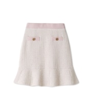 【WEB・一部店舗限定カラー】【LILY BROWN×MARY QUANT】ツイードニットスカート