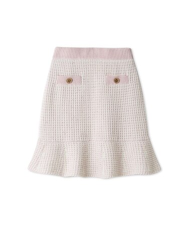 【WEB・一部店舗限定カラー】【LILY BROWN×MARY QUANT】ツイードニットスカート