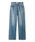 ハイウエストストレートデニムパンツ