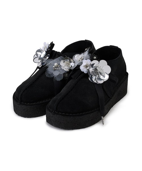 完売品【LILY BROWNカスタム】Clarks Trek Wedge LILY BROWNカスタム】Clarks Trek Wedge（ショートブーツ