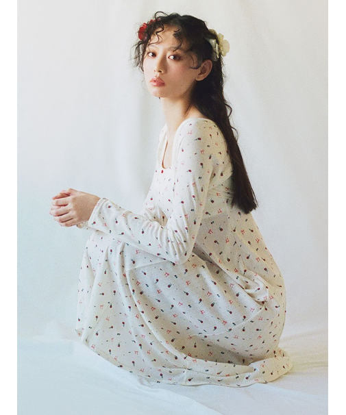 【LILY BROWN Lingerie】ナイトブラドレス/プティ ローズ