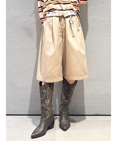 【LILY BROWN Dickies】チノハーフパンツ