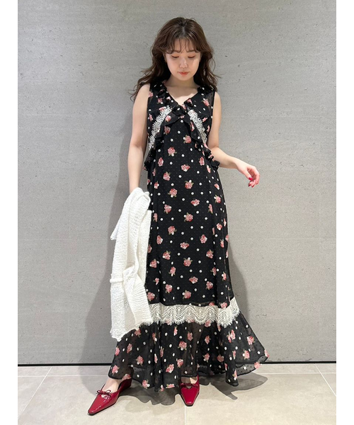 LILY BROWN × ANNA SUI】バリエ柄ワンピース｜リリーブラウンの