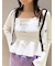 【WEB限定カラー】【LILY BROWN × ANNA SUI】ペプラムトップス