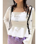 【WEB限定カラー】【LILY BROWN × ANNA SUI】ペプラムトップス