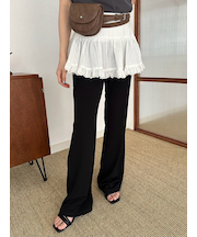 レイヤードフレアパンツ