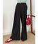 ベルト付きタックパンツ
