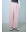 ベルト付きタックパンツ