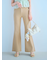【WEB限定00サイズ】ストレッチフレアデニムパンツ