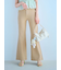 【WEB限定00サイズ】ストレッチフレアデニムパンツ