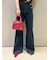 【WEB限定00サイズ】ストレッチフレアデニムパンツ