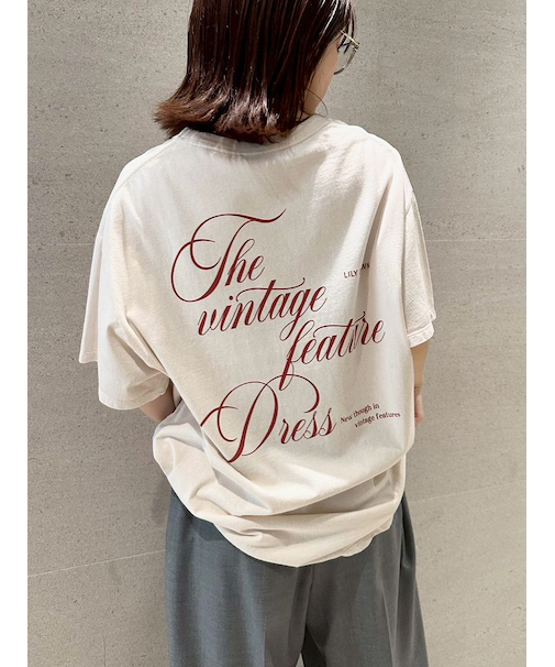 【限定カラー】バックプリントオーバーTシャツ