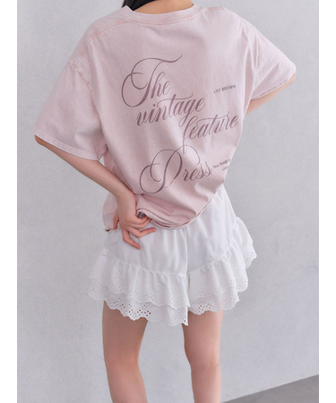 【限定カラー】バックプリントオーバーTシャツ