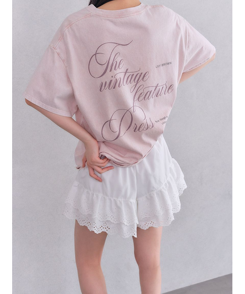 【限定カラー】バックプリントオーバーTシャツ