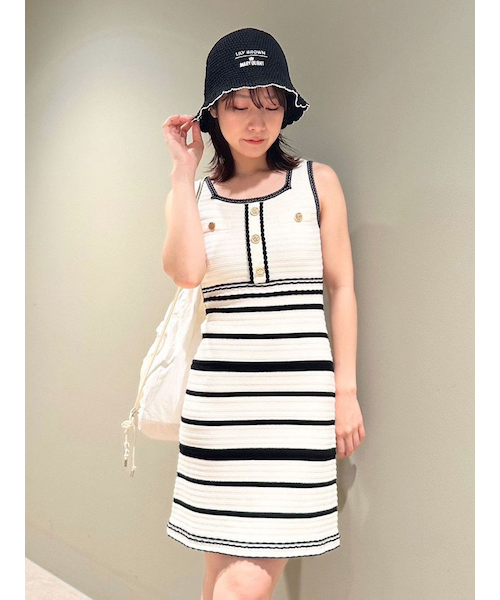 LILY BROWN×MARY QUANT ワンピース LILY BROWN｜【LILY BROWN×MARY QUANT】ニットワンピース
