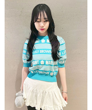 【WEB限定カラー】【LILY BROWN×MARY QUANT】ジャガードニットトップス