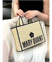 【限定カラー】【LILY BROWN×MARY QUANT】ジュートロゴトート