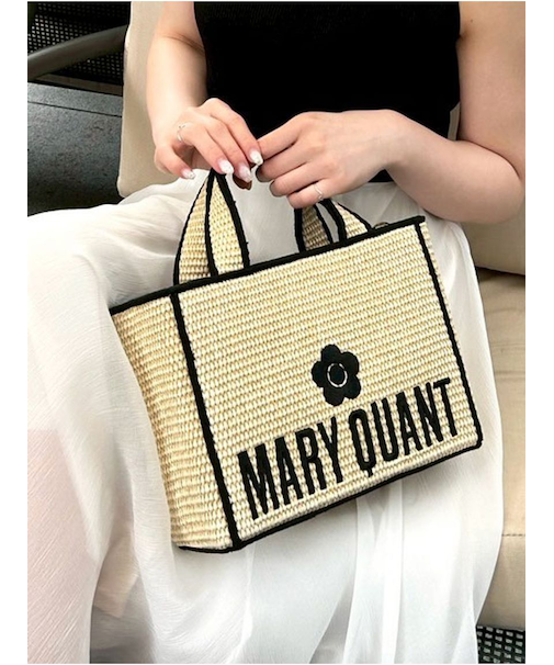 【限定カラー】【LILY BROWN×MARY QUANT】ジュートロゴトート