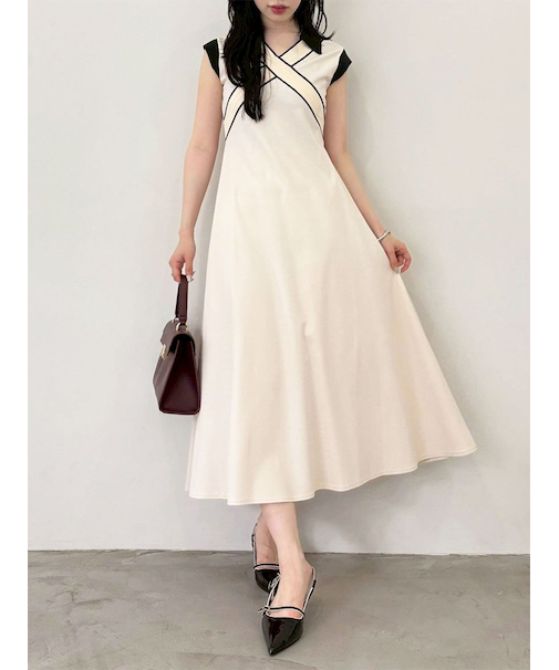 クロスカラーワンピース