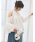 【WEB限定カラー】ドレープボウタイシフォンブラウス