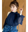 【WEB限定カラー】ドレープボウタイシフォンブラウス