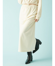 【WEB限定カラー】ペンシルスウェットスカート