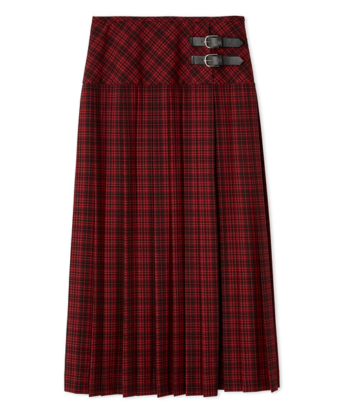 ベルテッドプリーツスカショーパン｜リリーブラウンの通販｜&mall