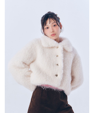 バリエファーショートコート