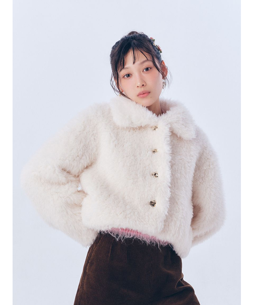 バリエファーショートコート