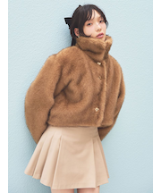 バリエファーショートコート