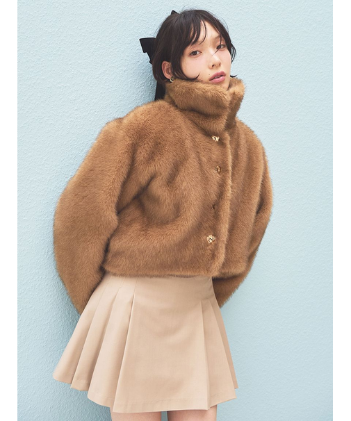 バリエファーショートコート