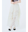 【WEB限定00サイズ】イレヘムティアードスカート