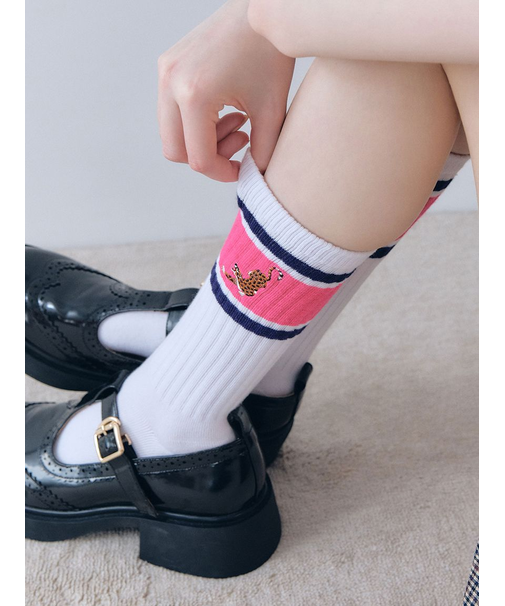 【LILY BROWN×KEITA MARUYAMA】モチーフエンブロイダリーラインソックス